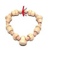 Бусы фигурные (неокрашенные) под роспись (РНИ)